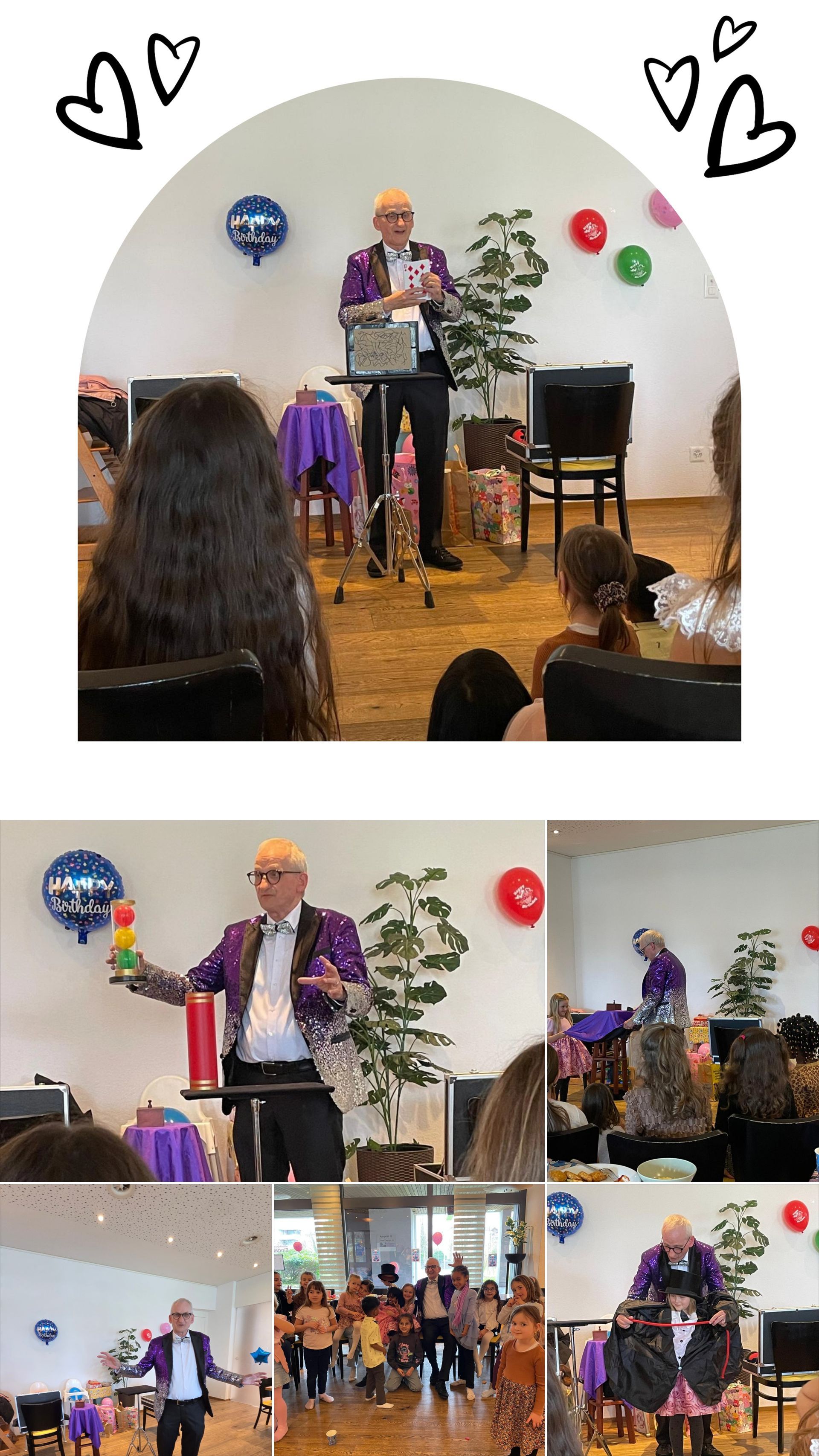 Kinderzauberer am Kindergeburtstag Kindergeburtstag mit kidsmagic vom Kinder Zauberer Bortini aus Luzern