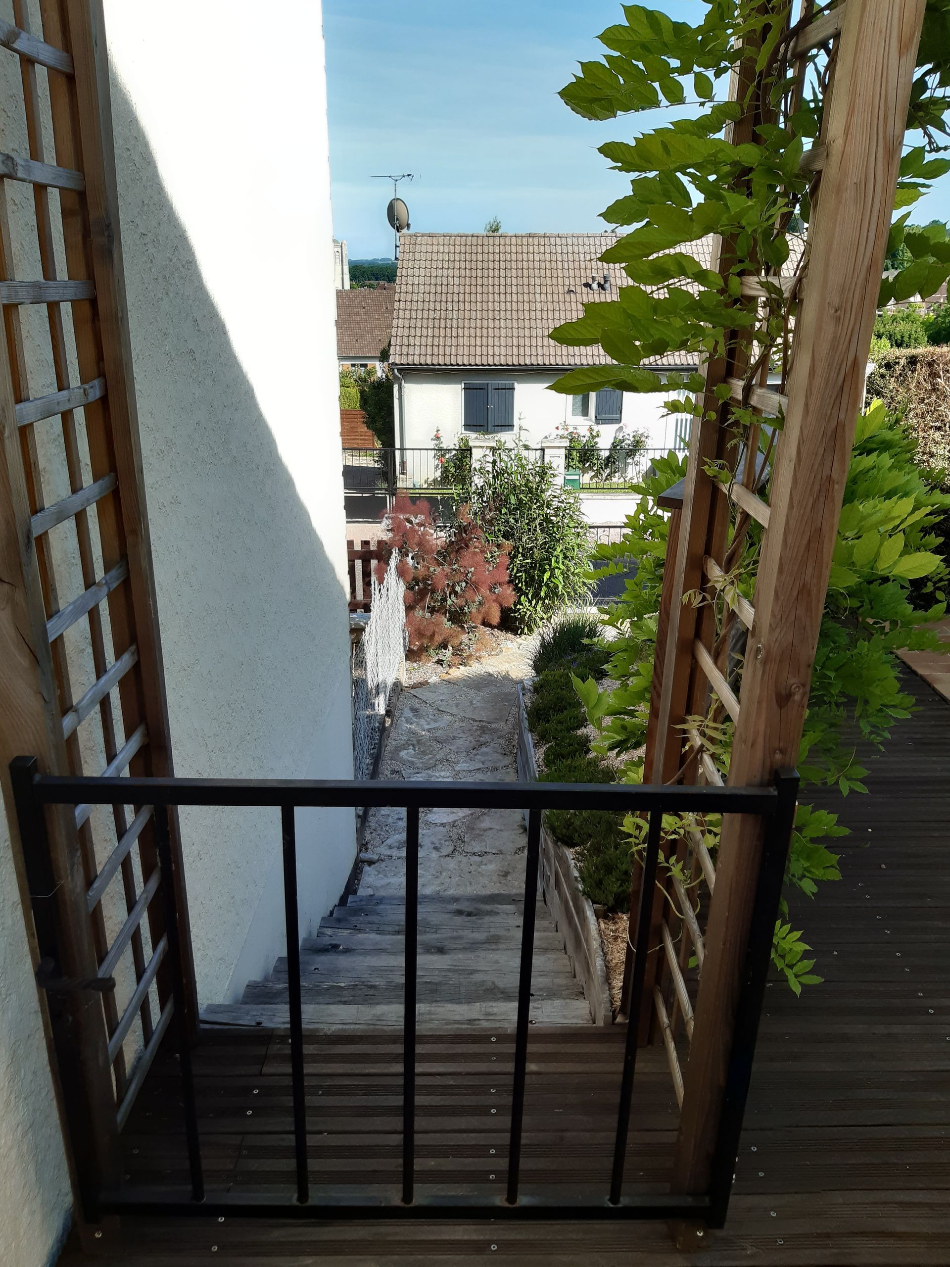 Petit espace extérieur aménagé