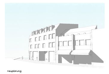 Umbau und Sanierung eines Geschäftshauses in Moers, Modell