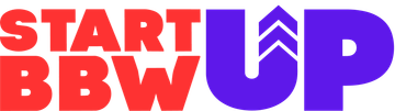 Logo von StartBBWup in rot und lila