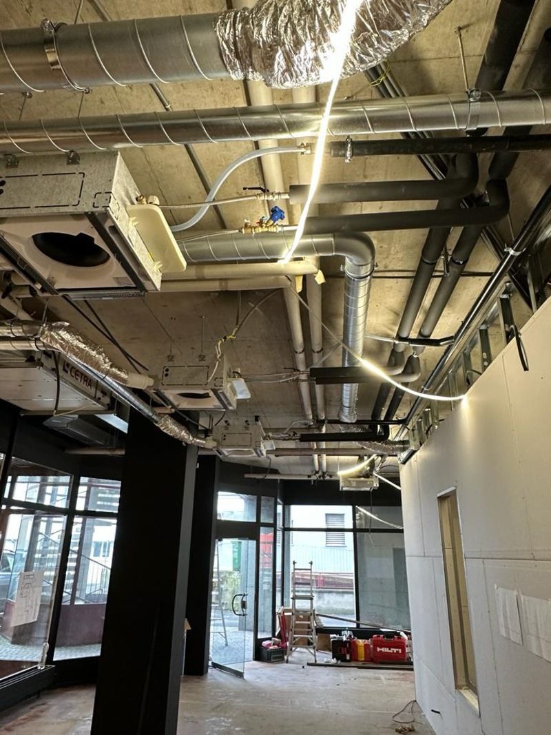 impianto di condizionamento industriale