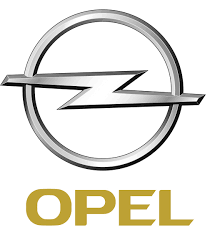 El logotipo de Opel es un círculo plateado con un rayo en el medio.