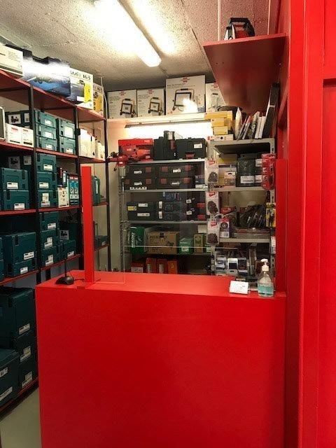 entrée de l'atelier