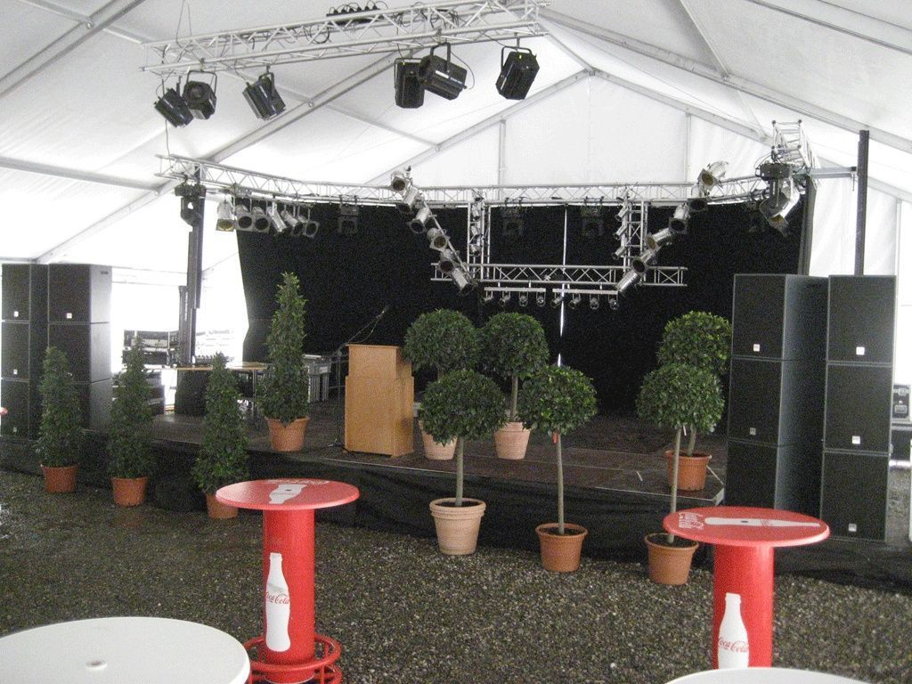 Bühne, White Horse Live Anlagen