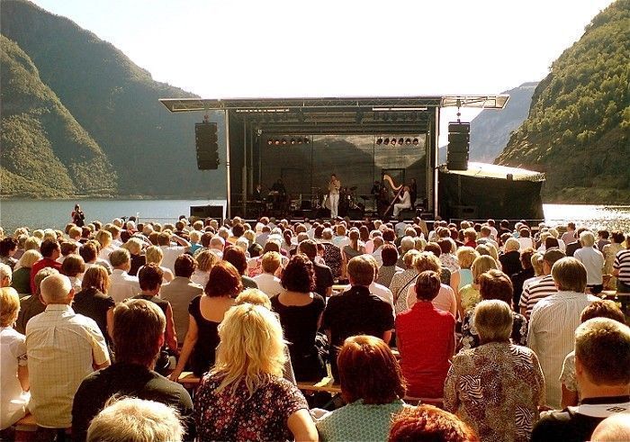 Konzert draussen, White Horse Live Anlagen