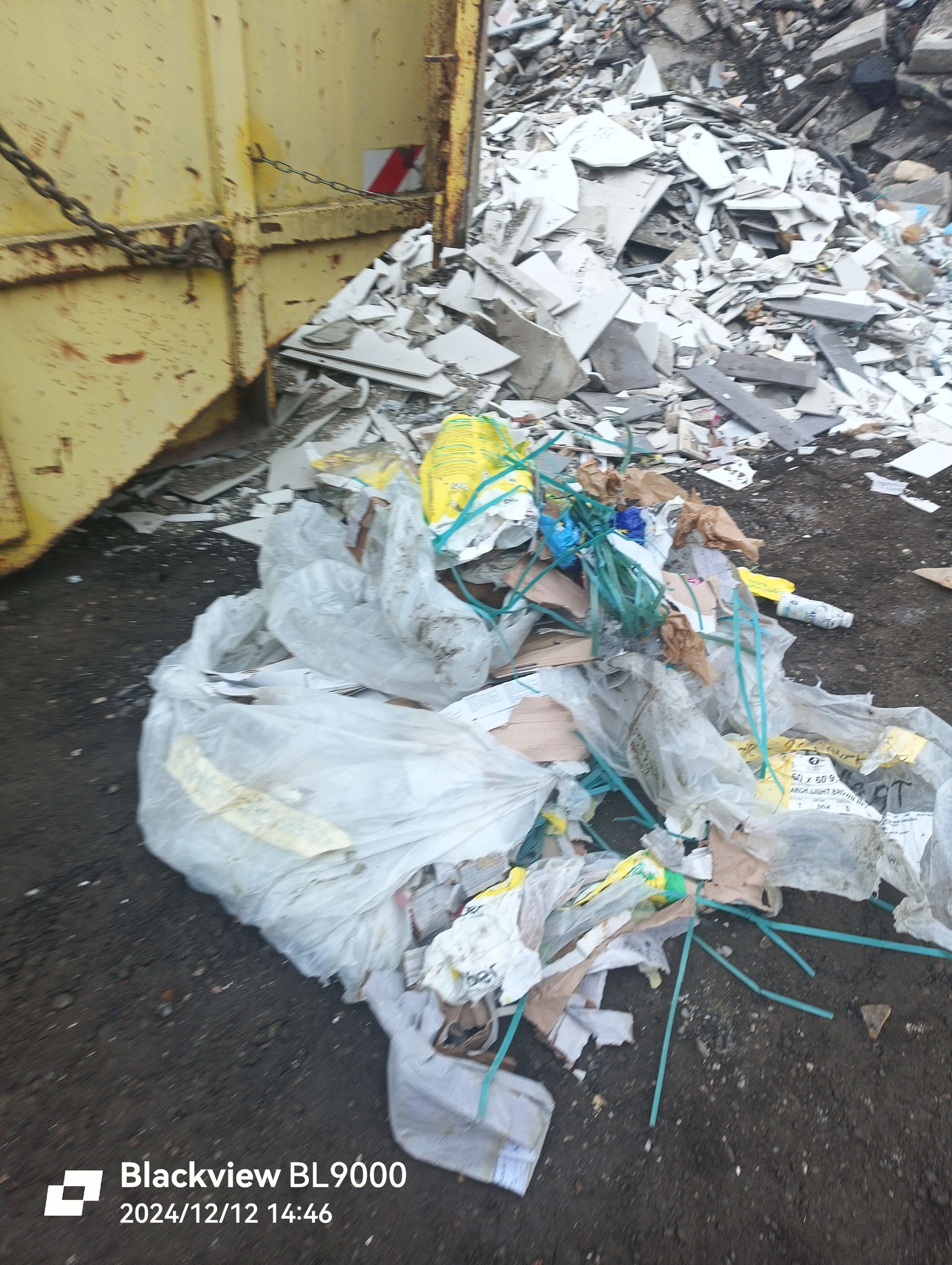 Sac de tri de déchet plastique