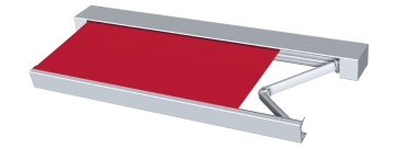 Kassetten-Markise K50 ist die kleine Schwester der K70