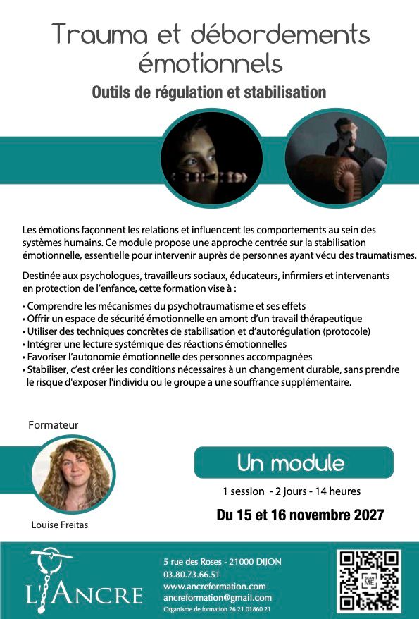Plaquette de formation sur les traumas et débordements émotionnels