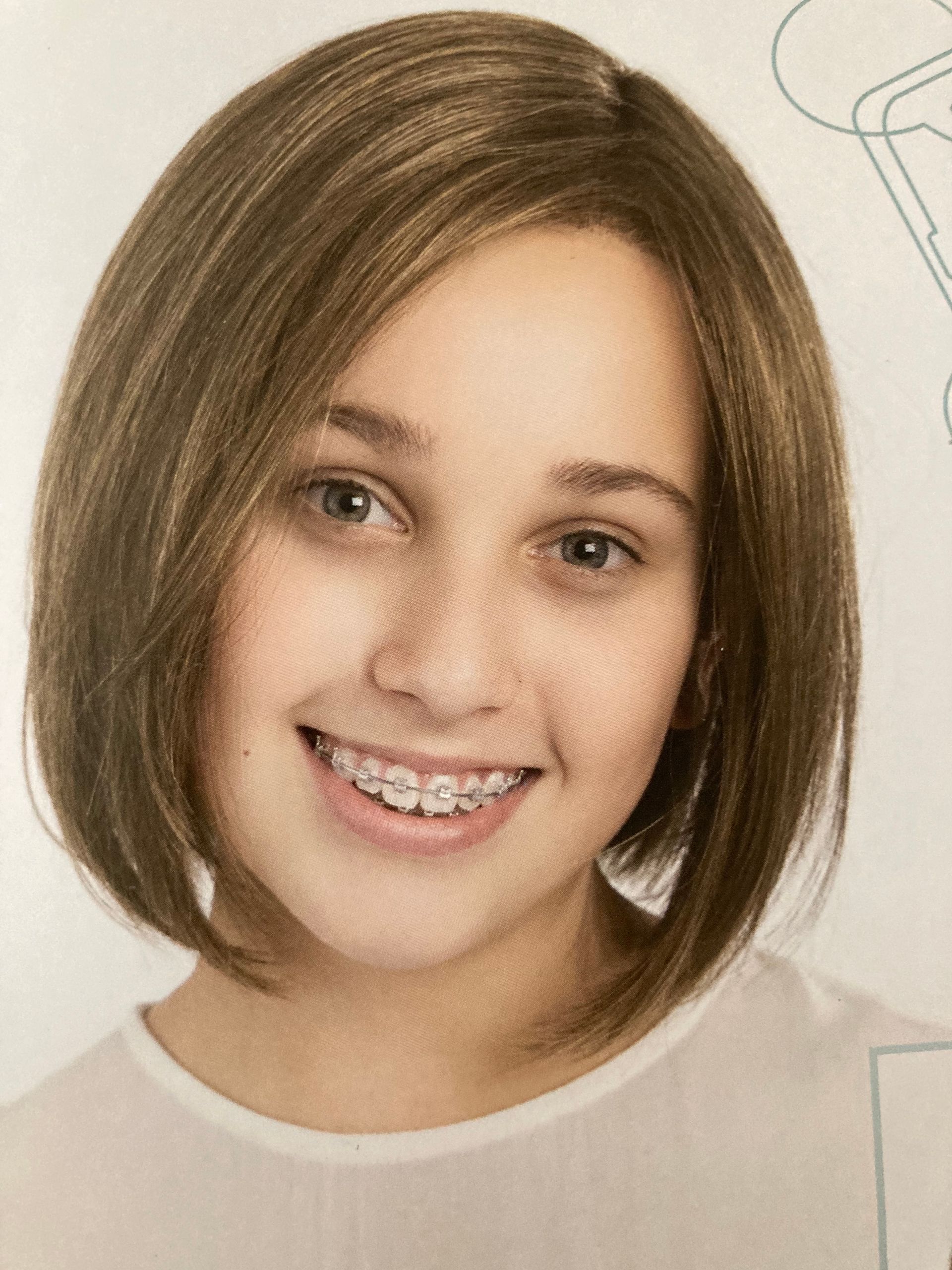 Perruque pour petite fille