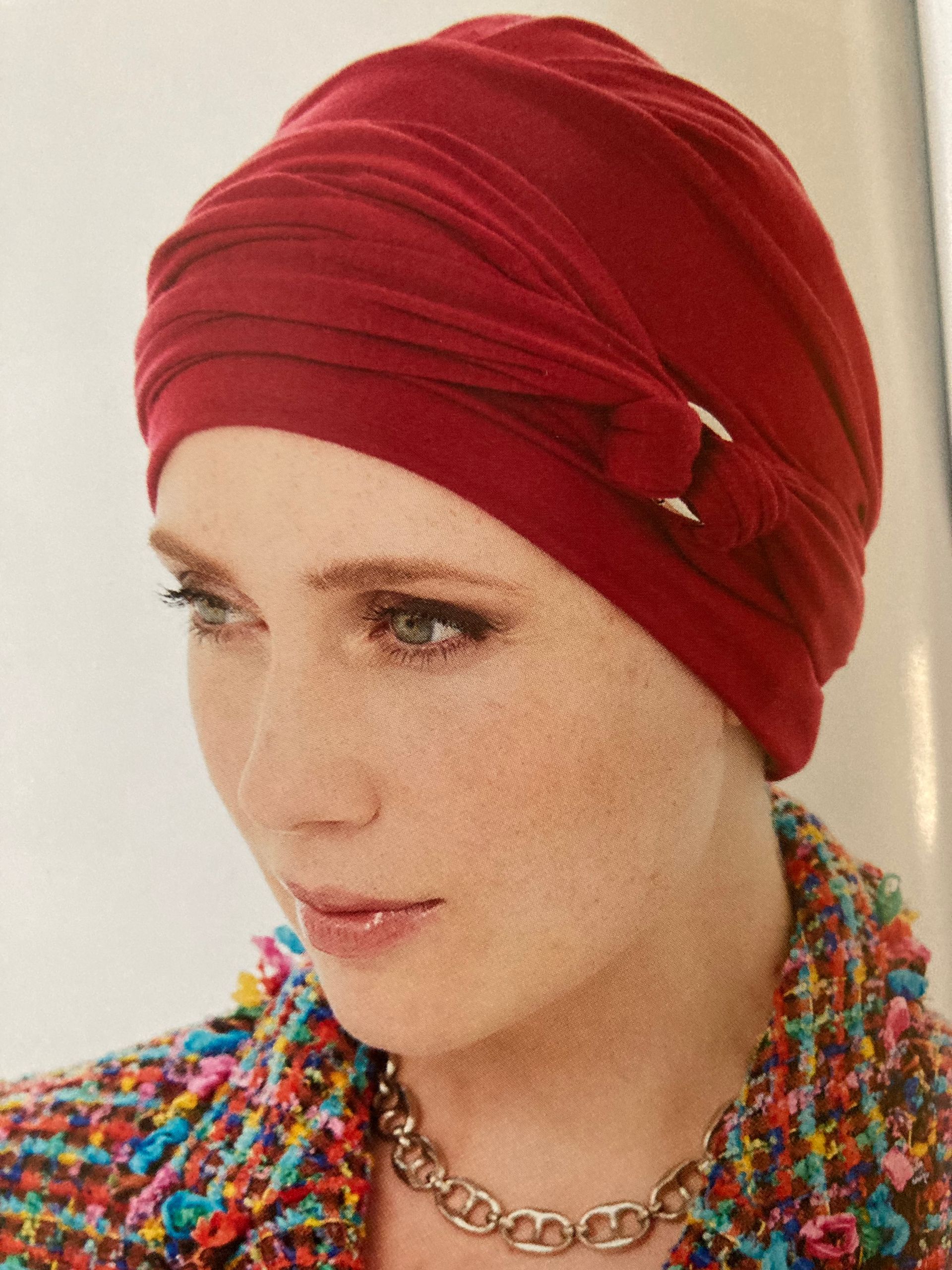 Turban rouge