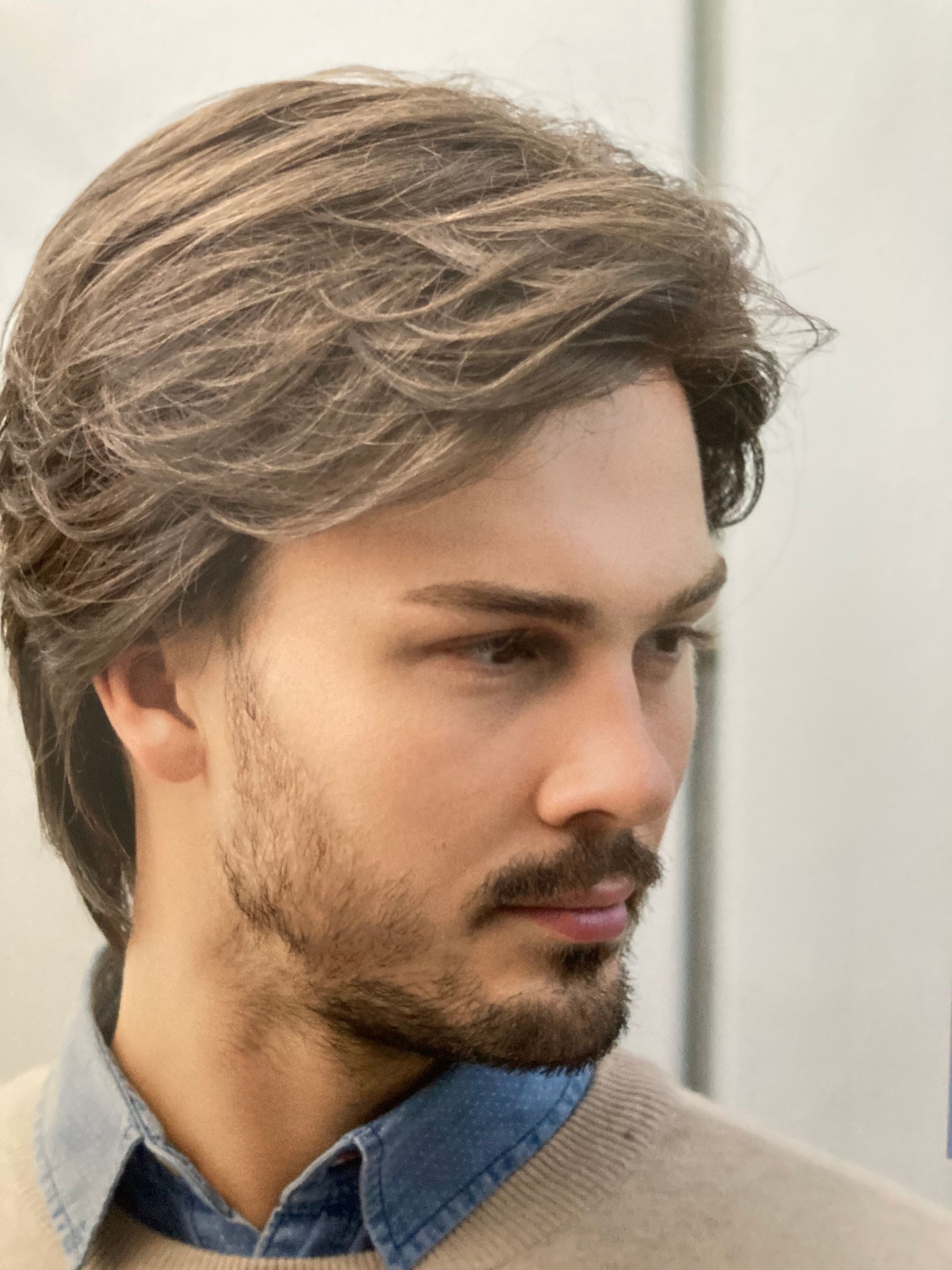 Perruque homme casual