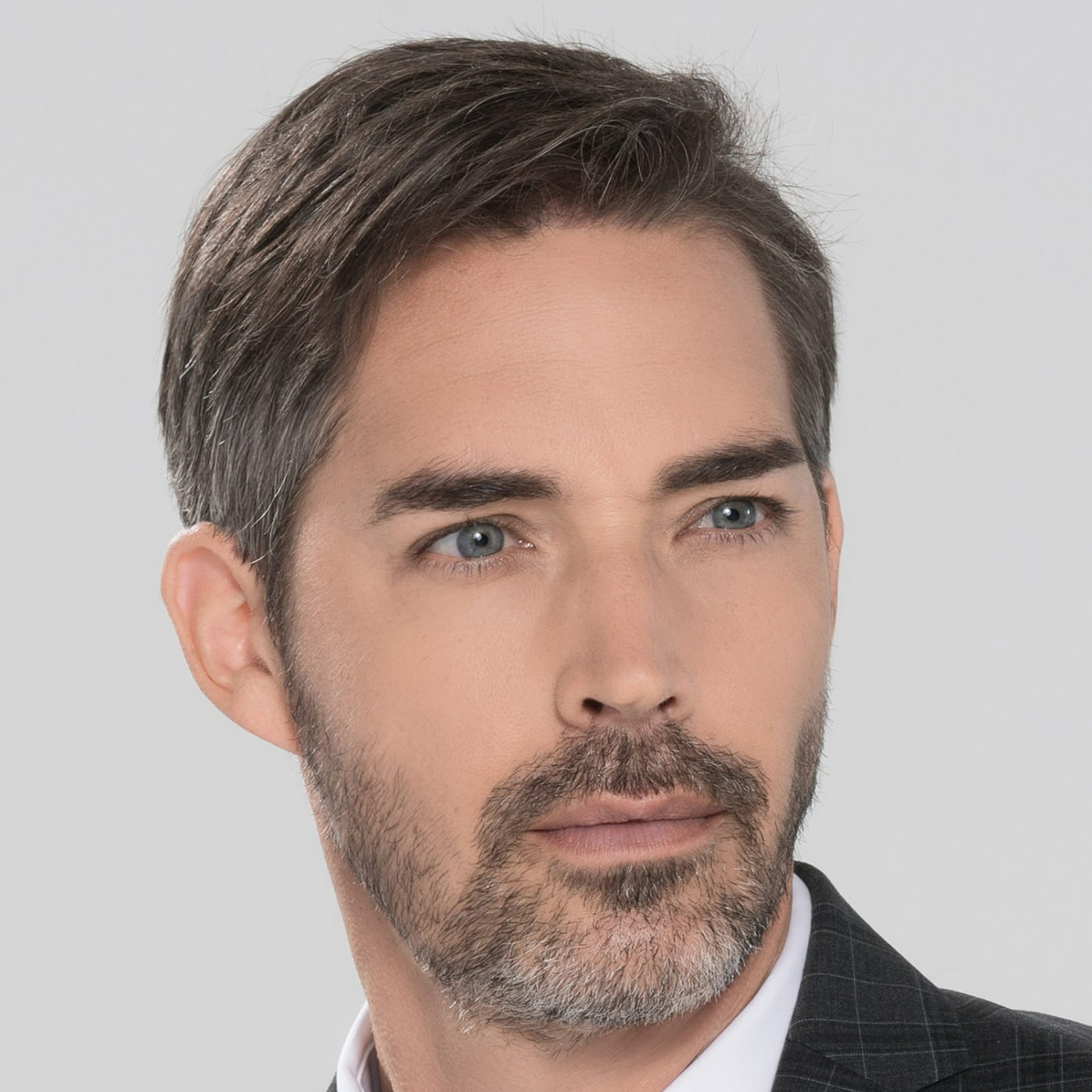 Perruque médicale homme brune