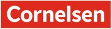 Ein rotes Schild mit der Aufschrift „Cornelsen“ in weißen Buchstaben
