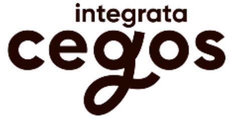 Auf weißem Hintergrund ist ein Logo für Integrata Cegos abgebildet.