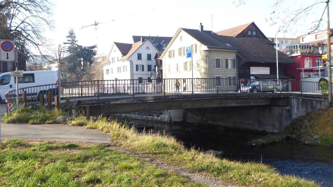 Dietikon, Brücke Oberdorfstrasse über die Reppisch