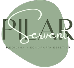 Un logotipo para Pilar Sirviente Medicina y Ecografía Estética.