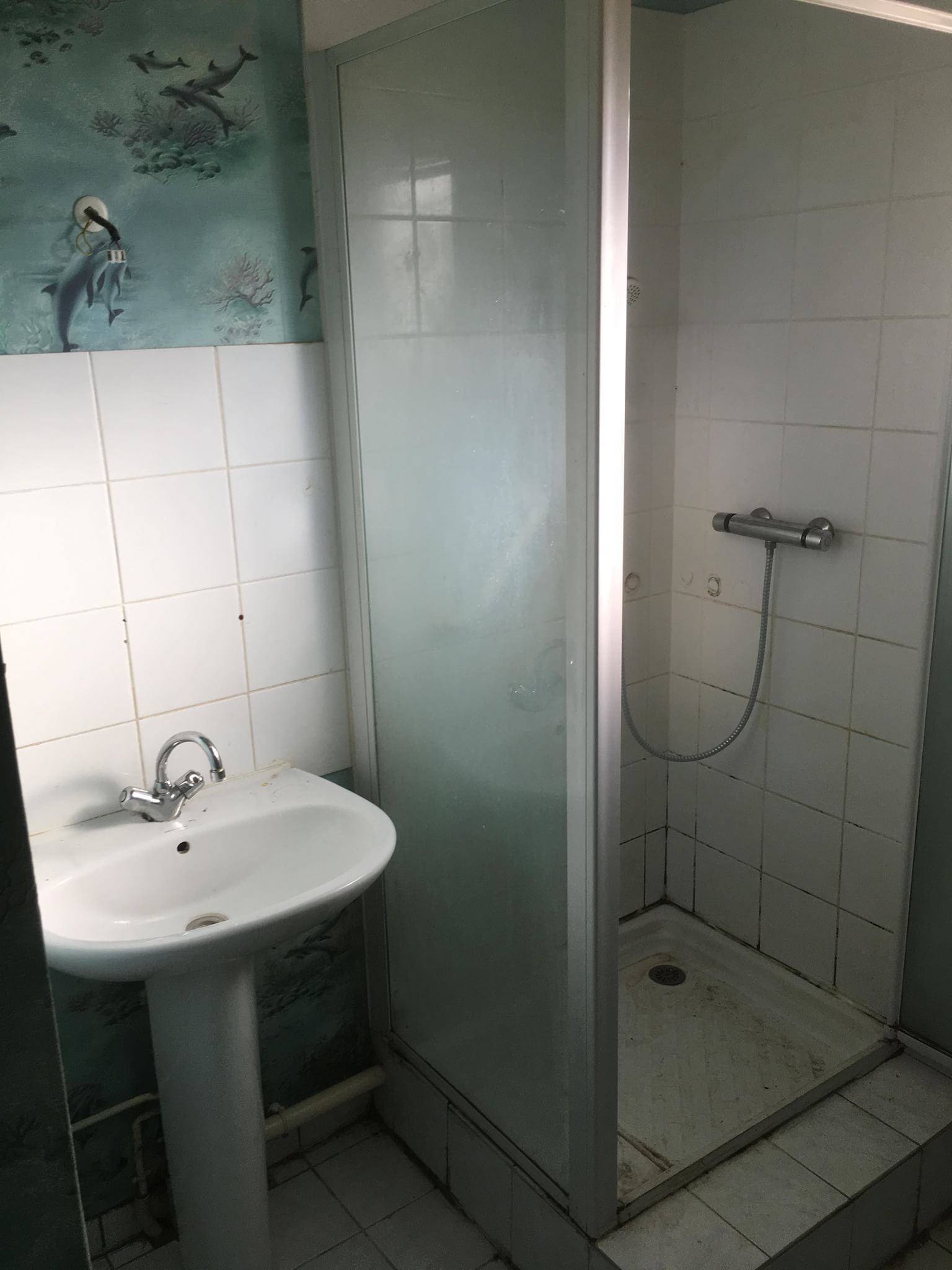 Salle de bains avant rénovation