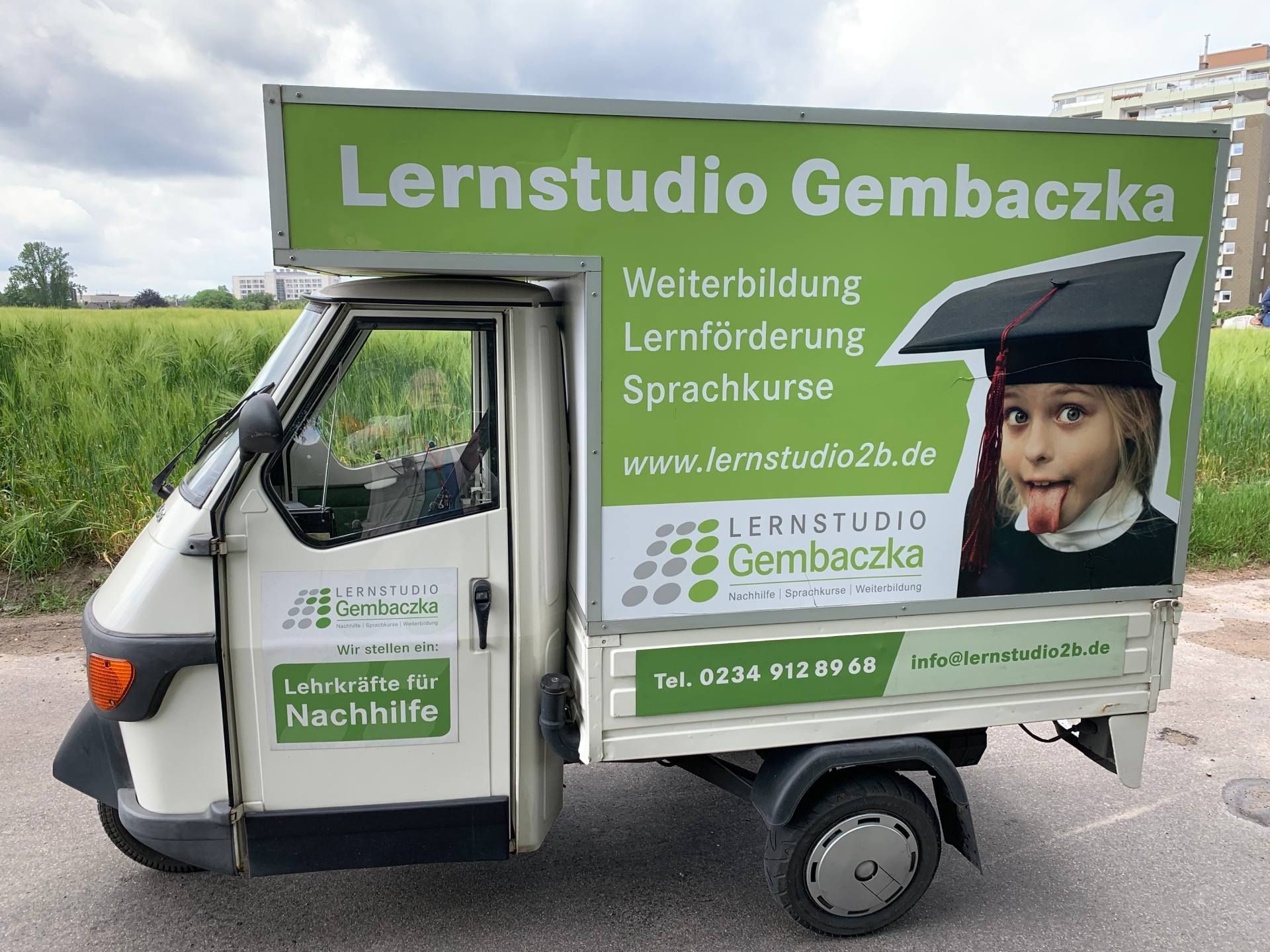 Kleiner bedruckter Lieferwagen von Lernstudio Gembaczka

