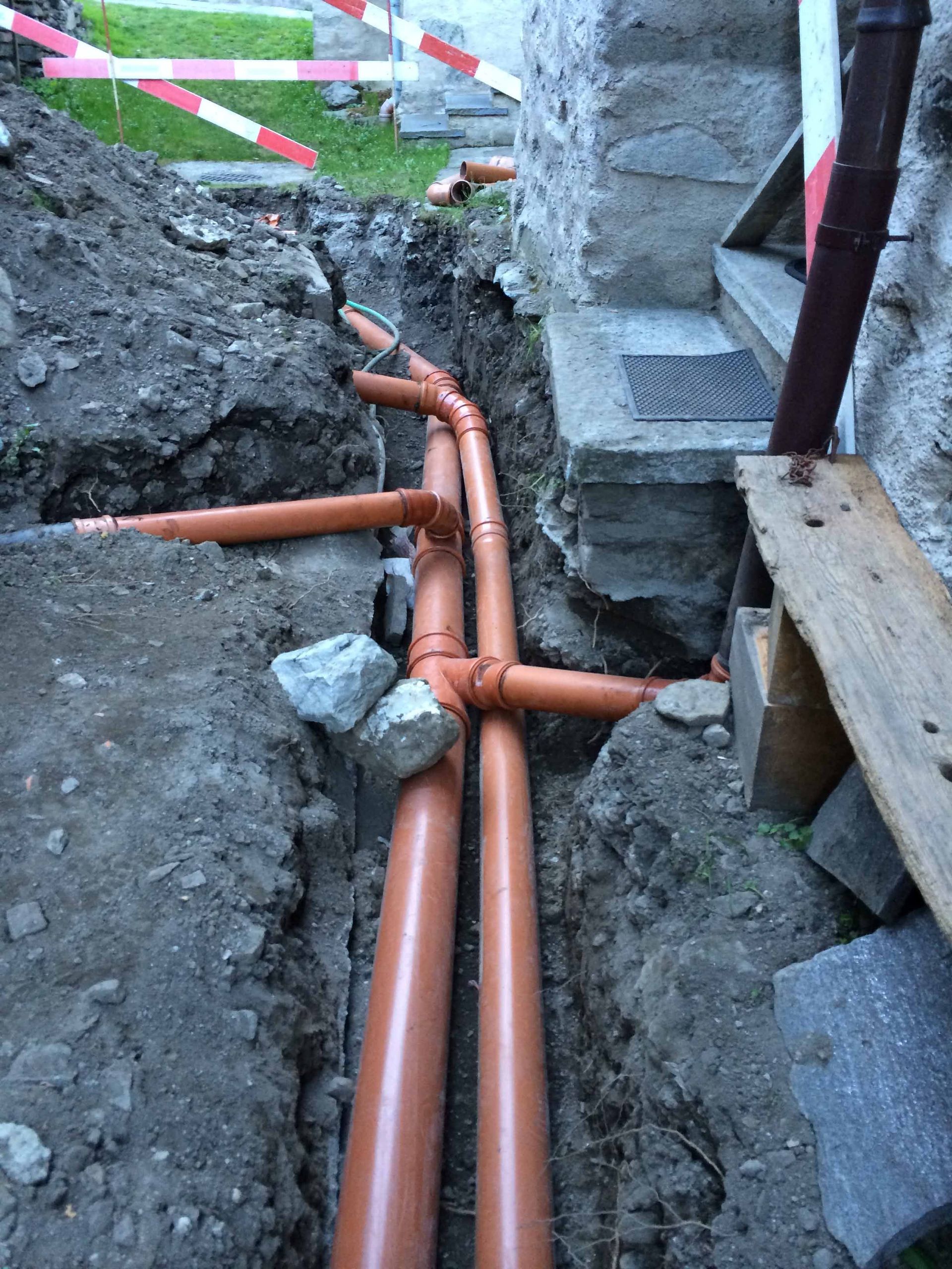 Canalizzazioni - Rodesino impresa di costruzioni