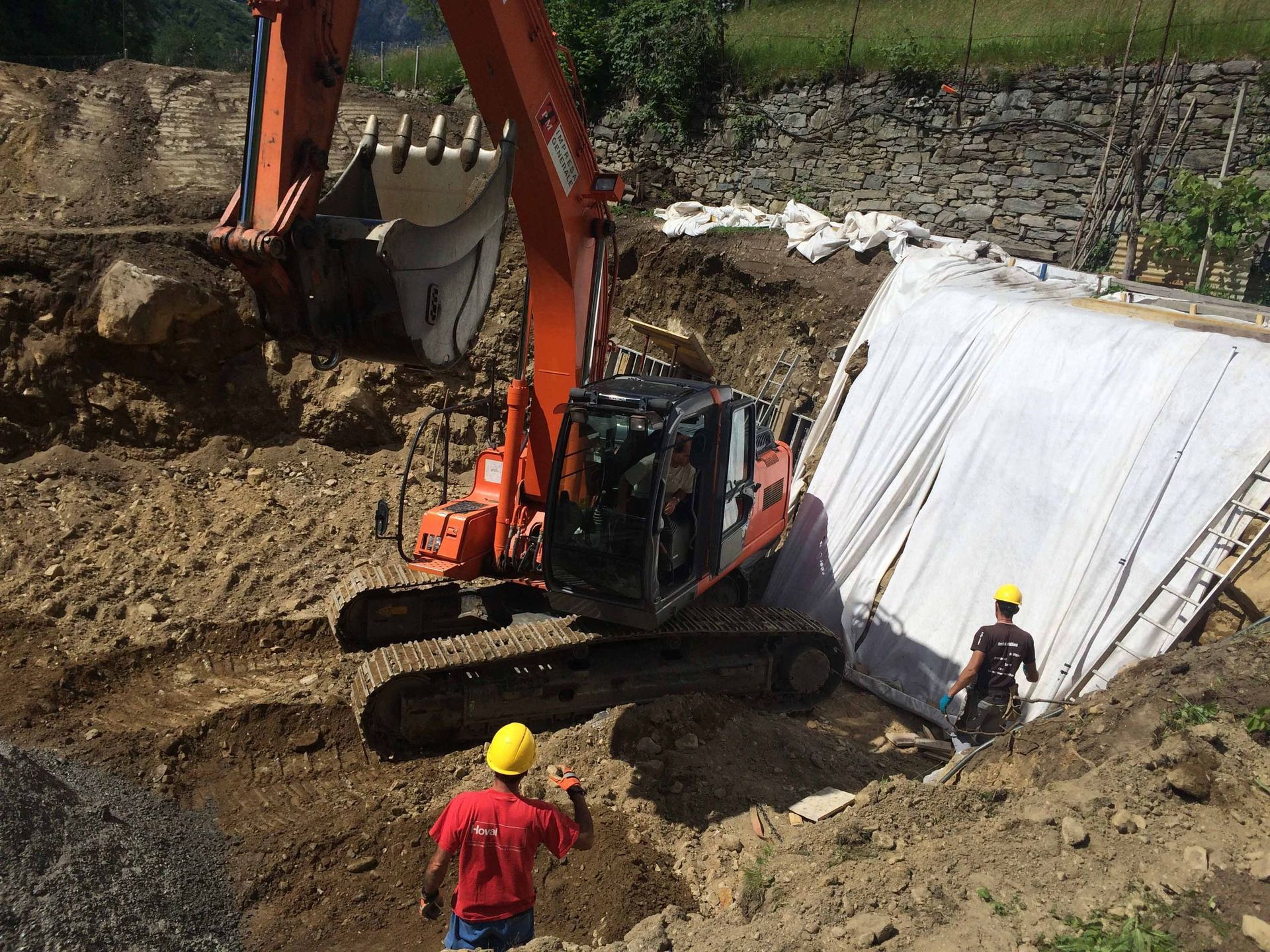 Fondamenta costruzione edile - Rodesino Impresa Generale di Costruzioni Ticino