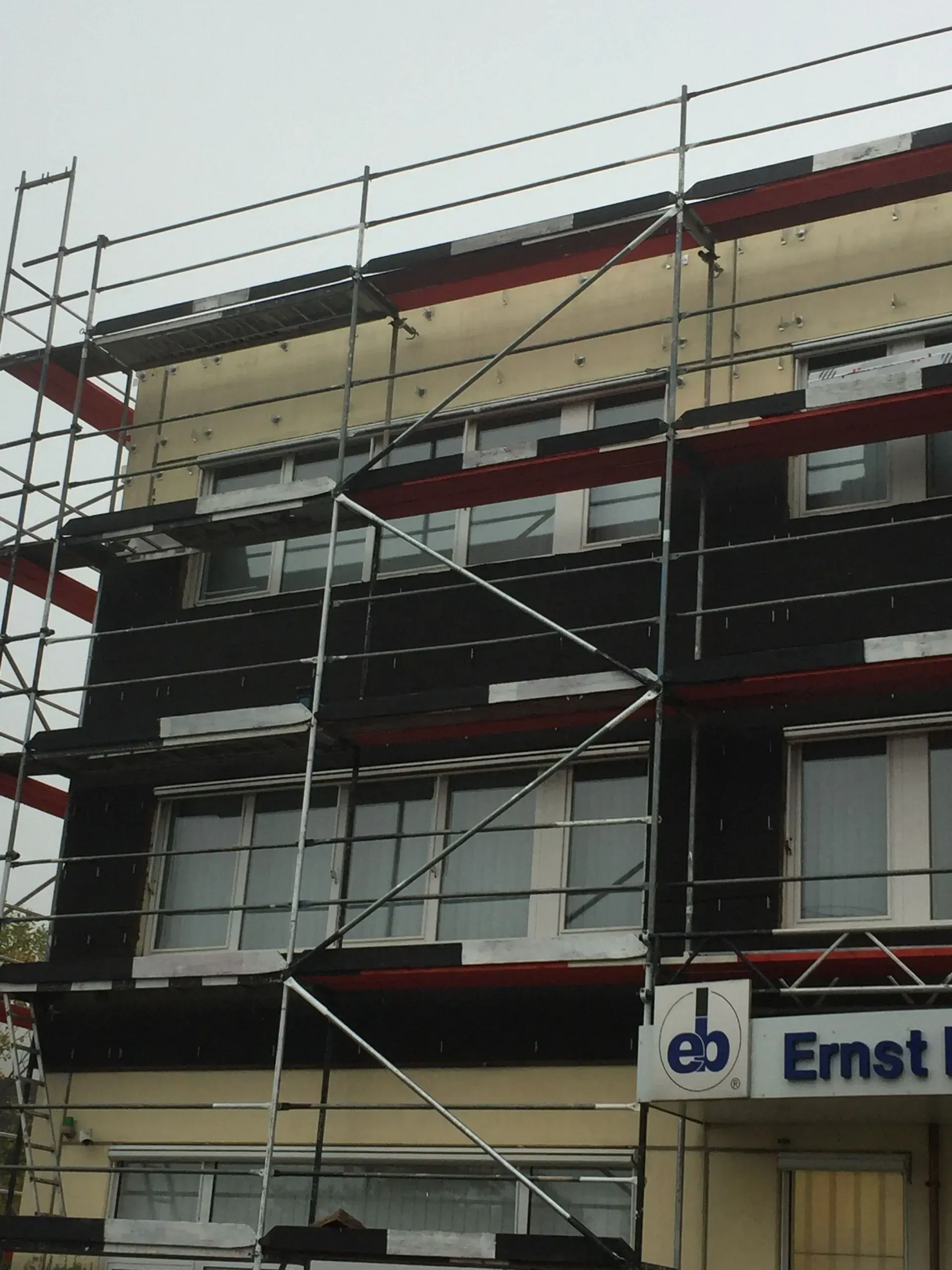 Frontansicht vom Umbau des Bürogebäudes Ernst Blissenbach GmbH