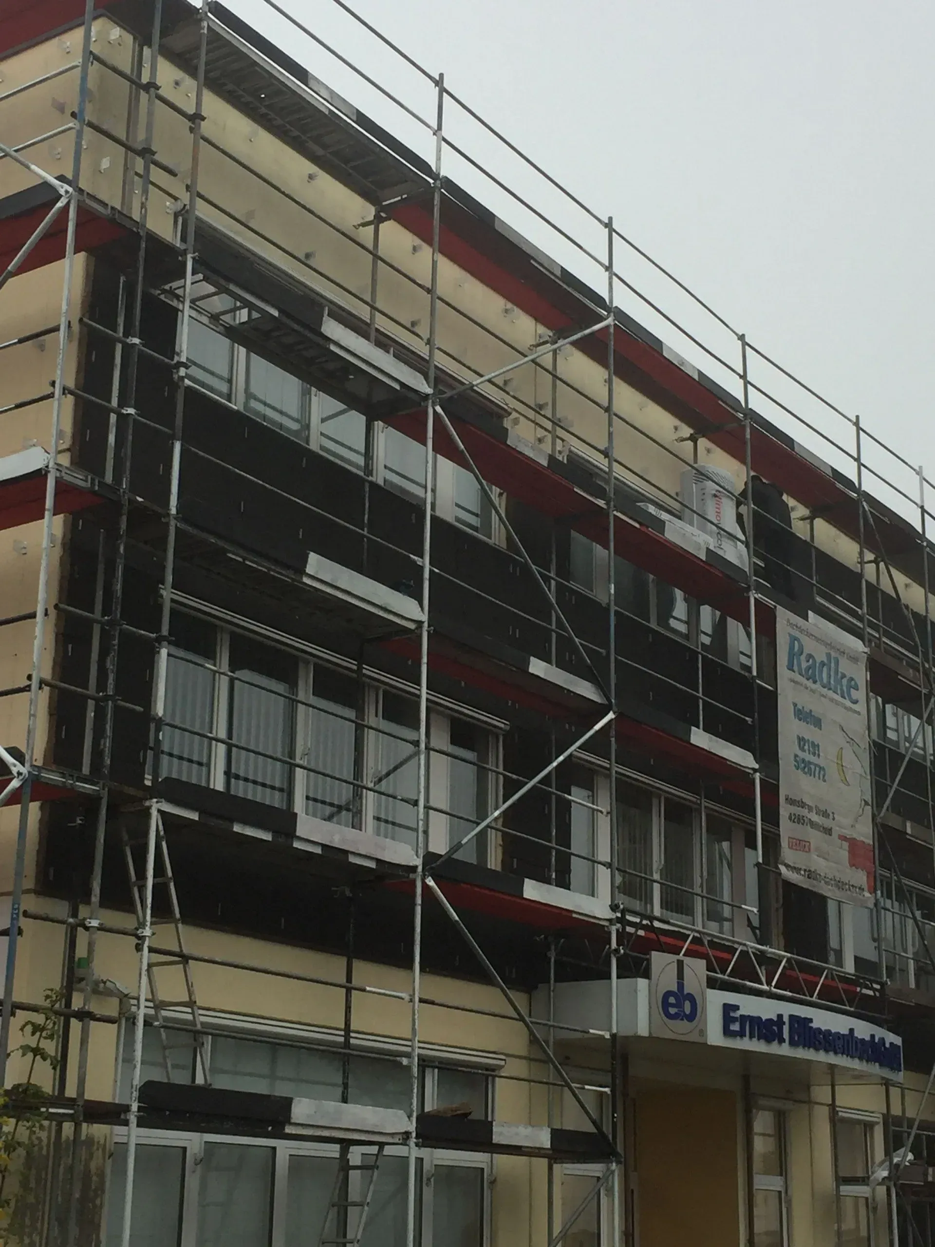 Frontansicht vom Umbau des Bürogebäudes Ernst Blissenbach GmbH