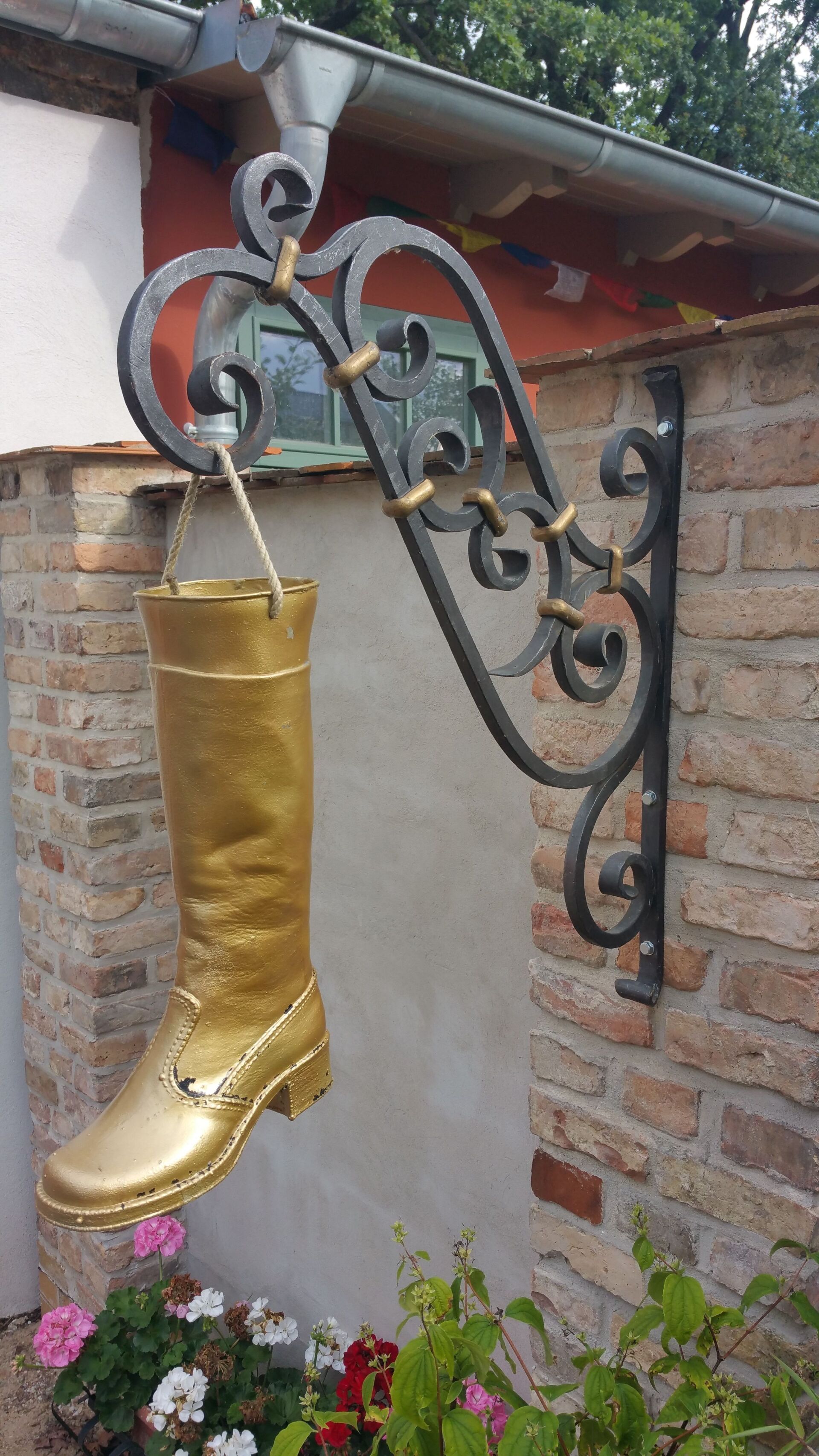Goldener Stiefel
