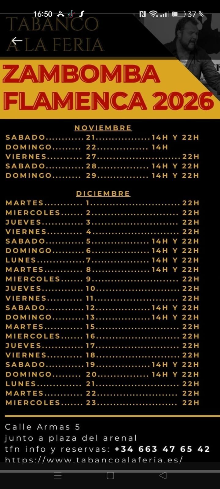 Menú de 