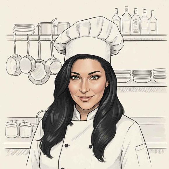 Elegante edificio de piedra con entrada central, fuente y cuidados jardines.