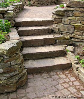 Treppe für die Terrasse