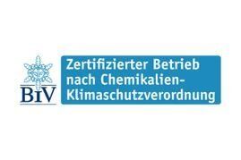 BIV Zertifizierter Betrieb nach Chemikalien-Klimaschutzverordnung
