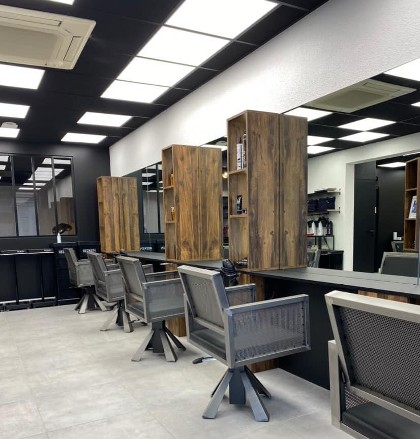 Salon de coiffure rénové