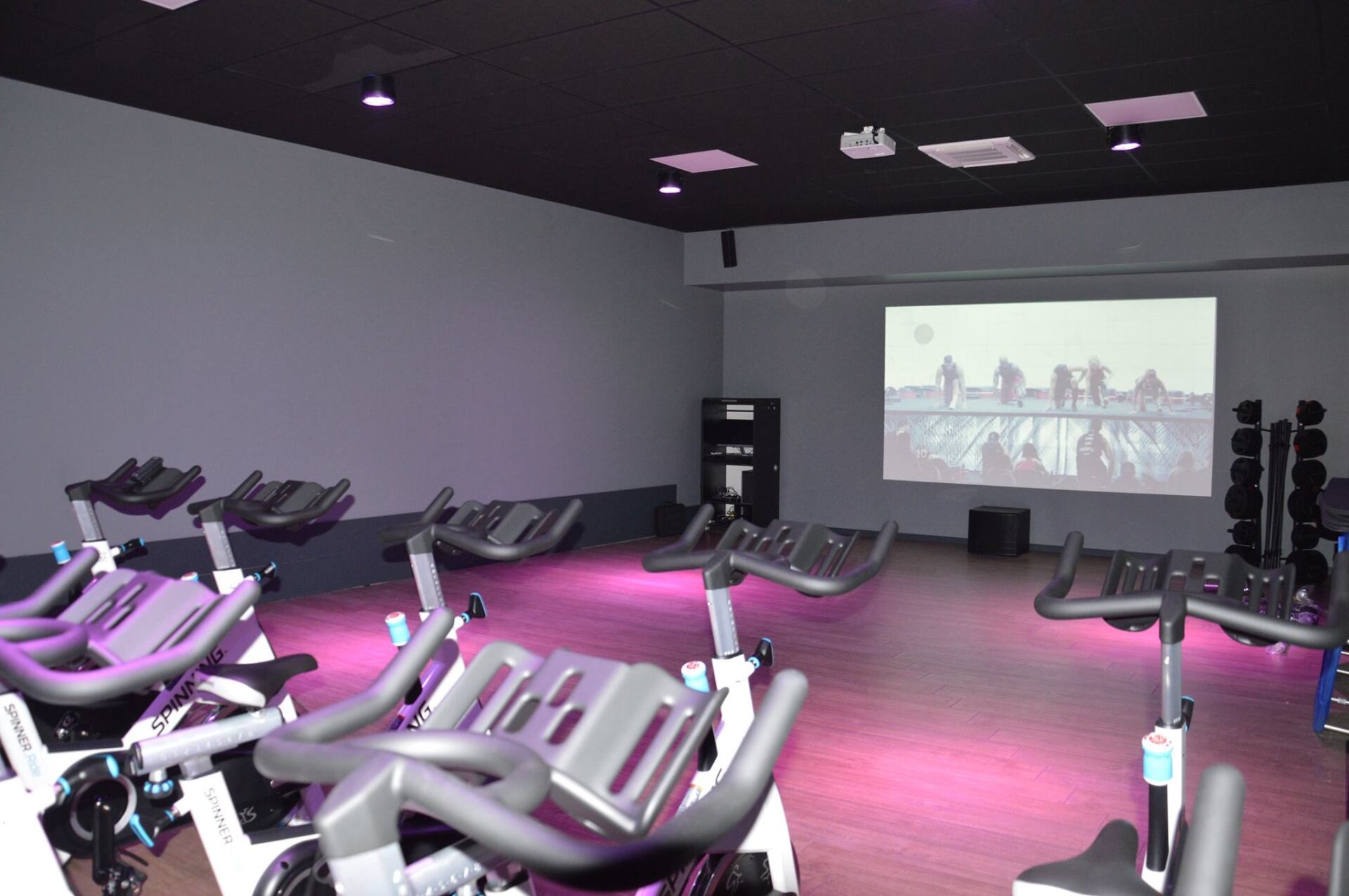 Salle de sport rénovée