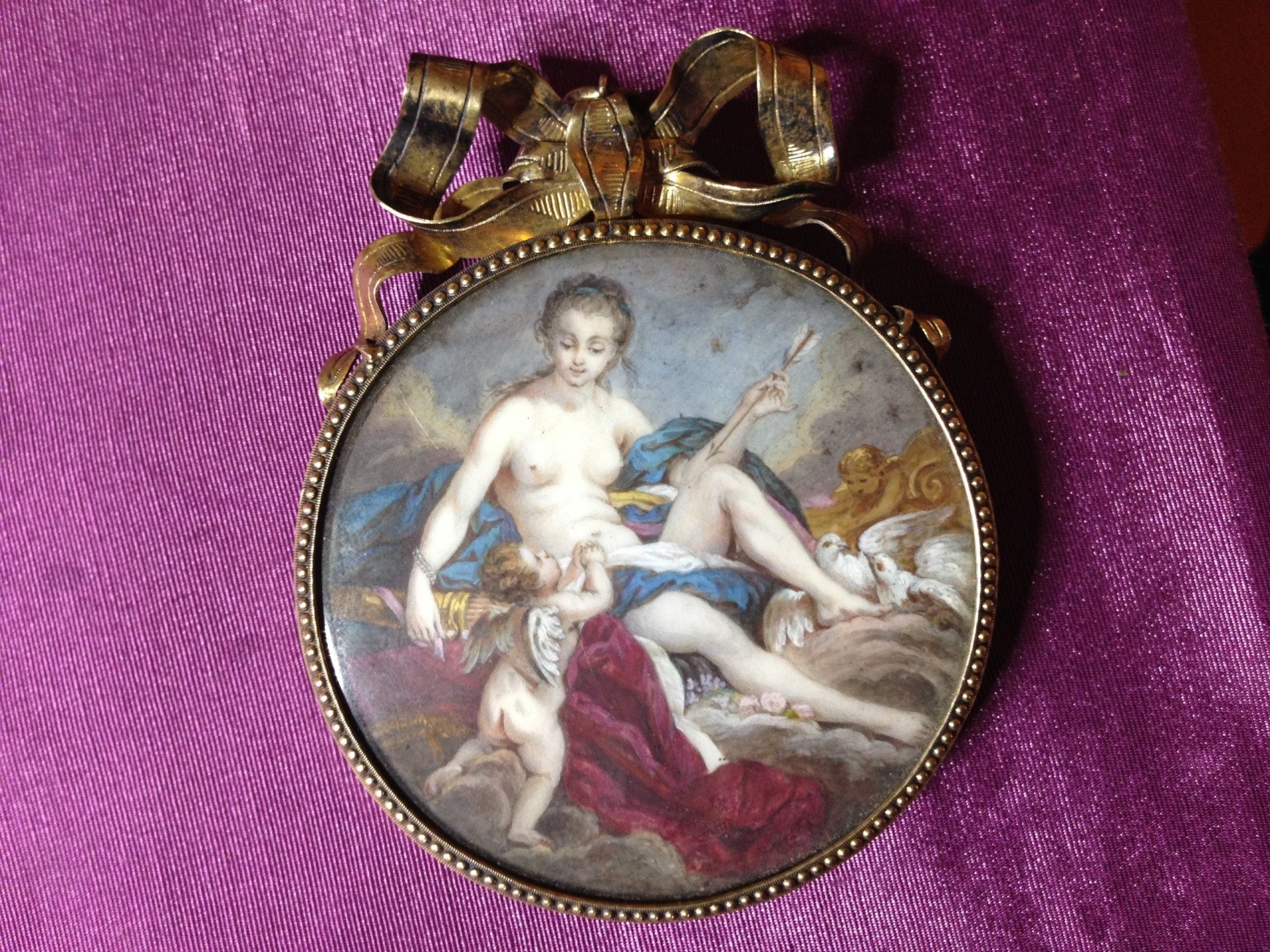 Miniature ancienne femme