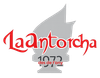 Logotipo de LaAntorcha en rojo y gris con el texto &ldquo;1973&rdquo; y &ldquo;des de l'any&rdquo;.