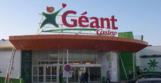 Enseigne Géant Casino