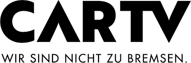CARTV logo in black with the slogan “WIR SIND NICHT ZU BREMSEN.”