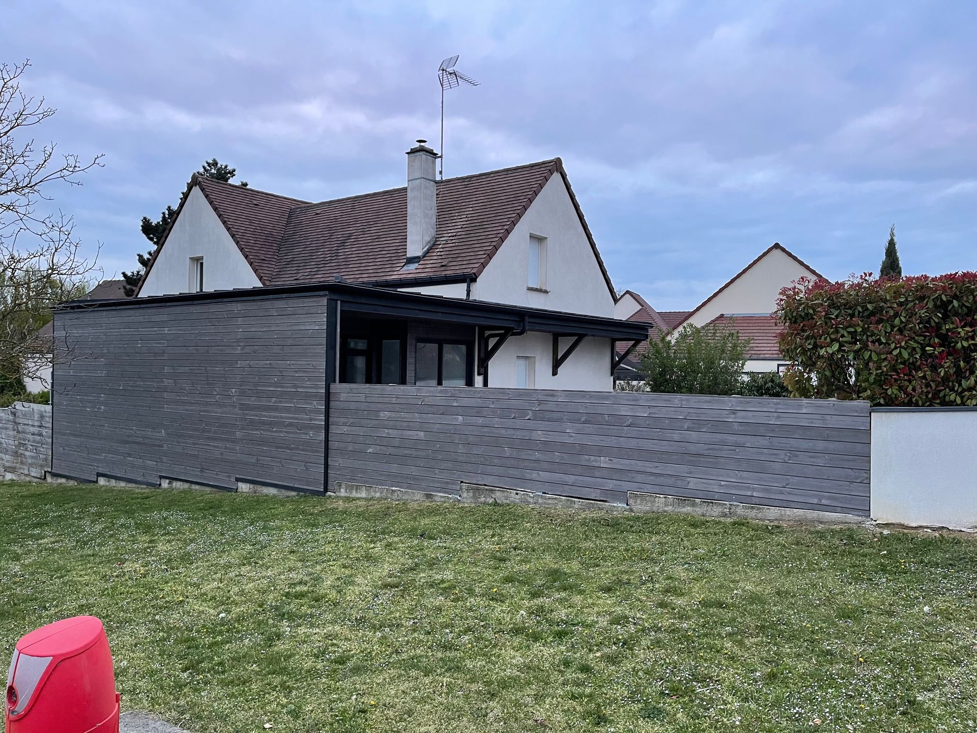 Agrandissement par une construction ossature bois