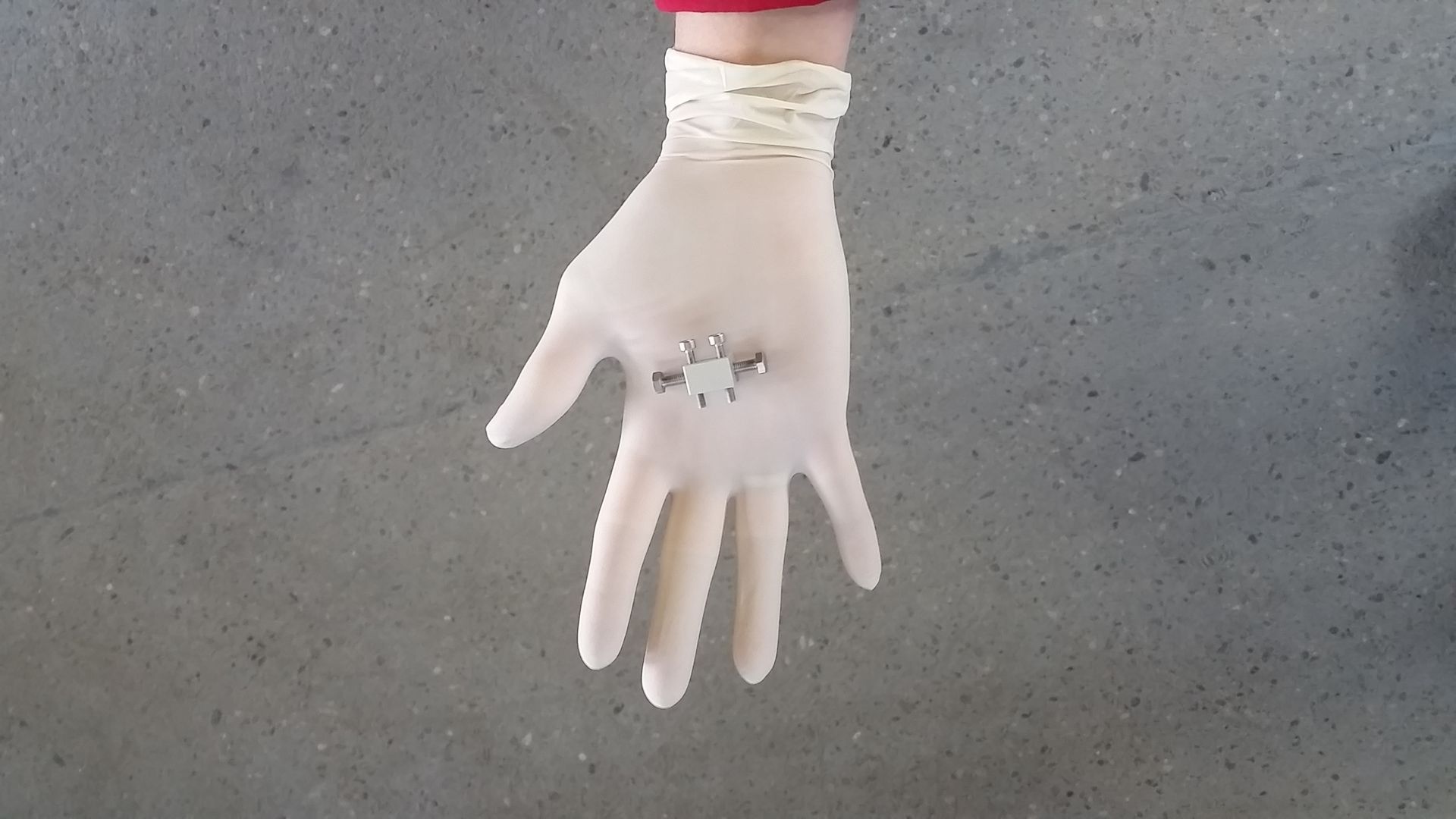 Ein kleines Metallteil