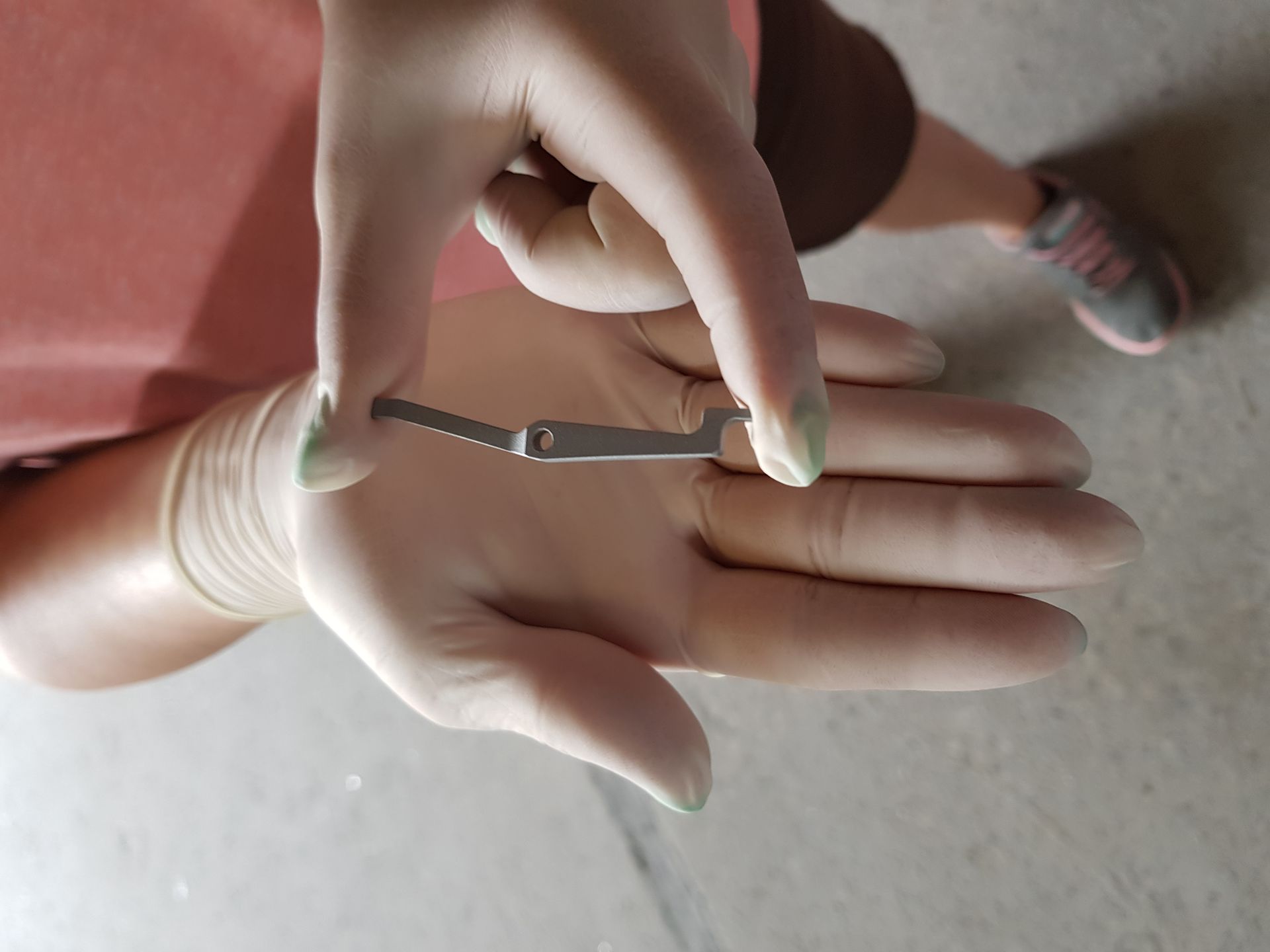 Ein kleines Metallteil