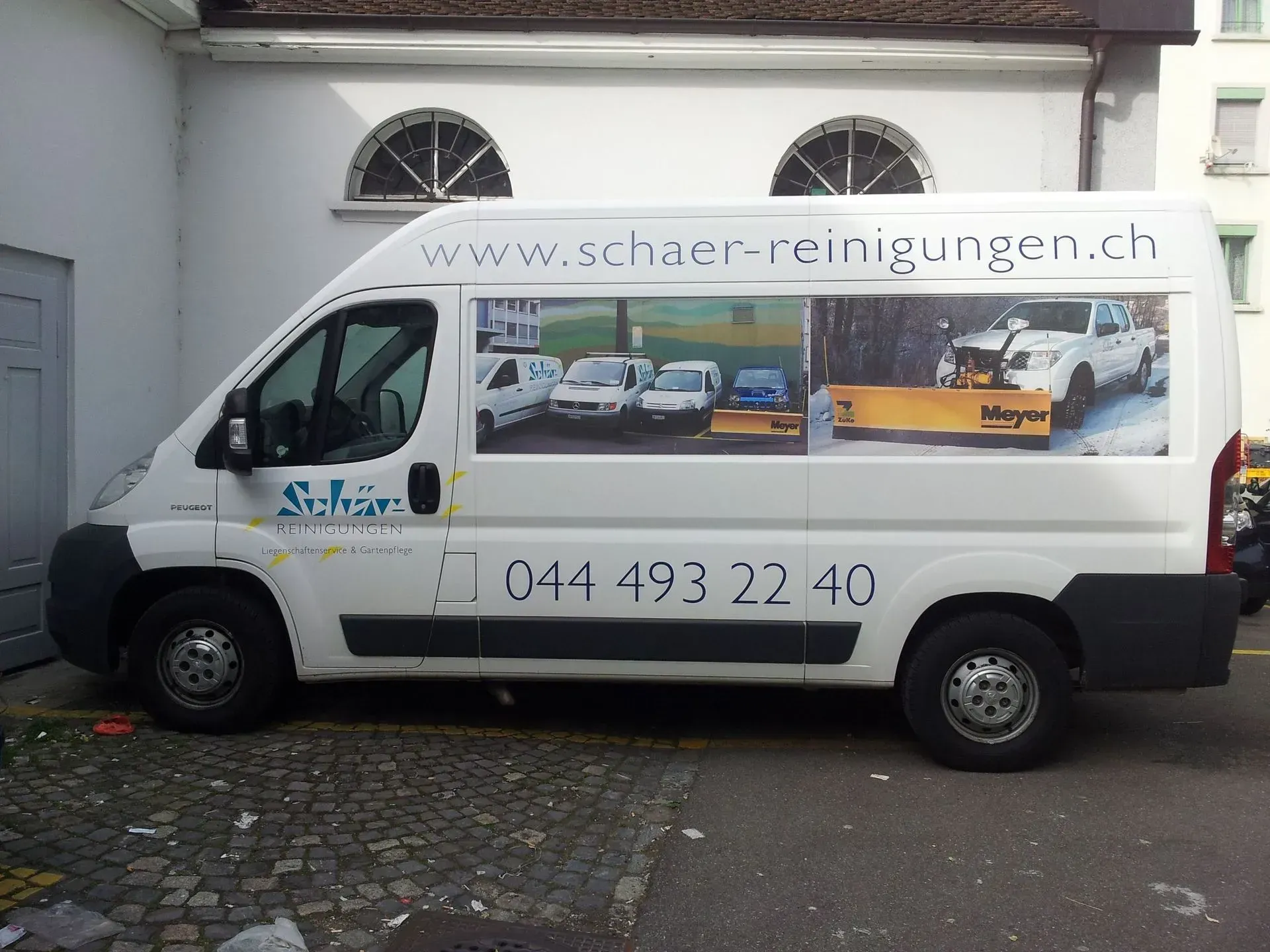 Fahrzeug von Schär Reinigungen