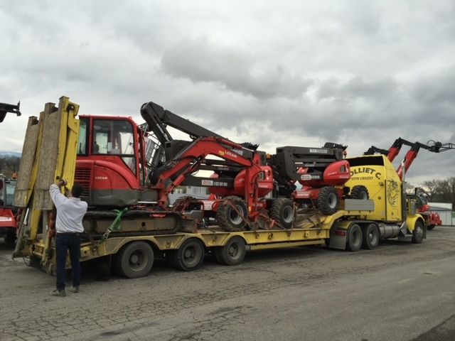 Photo de camions pour transport exceptionnel