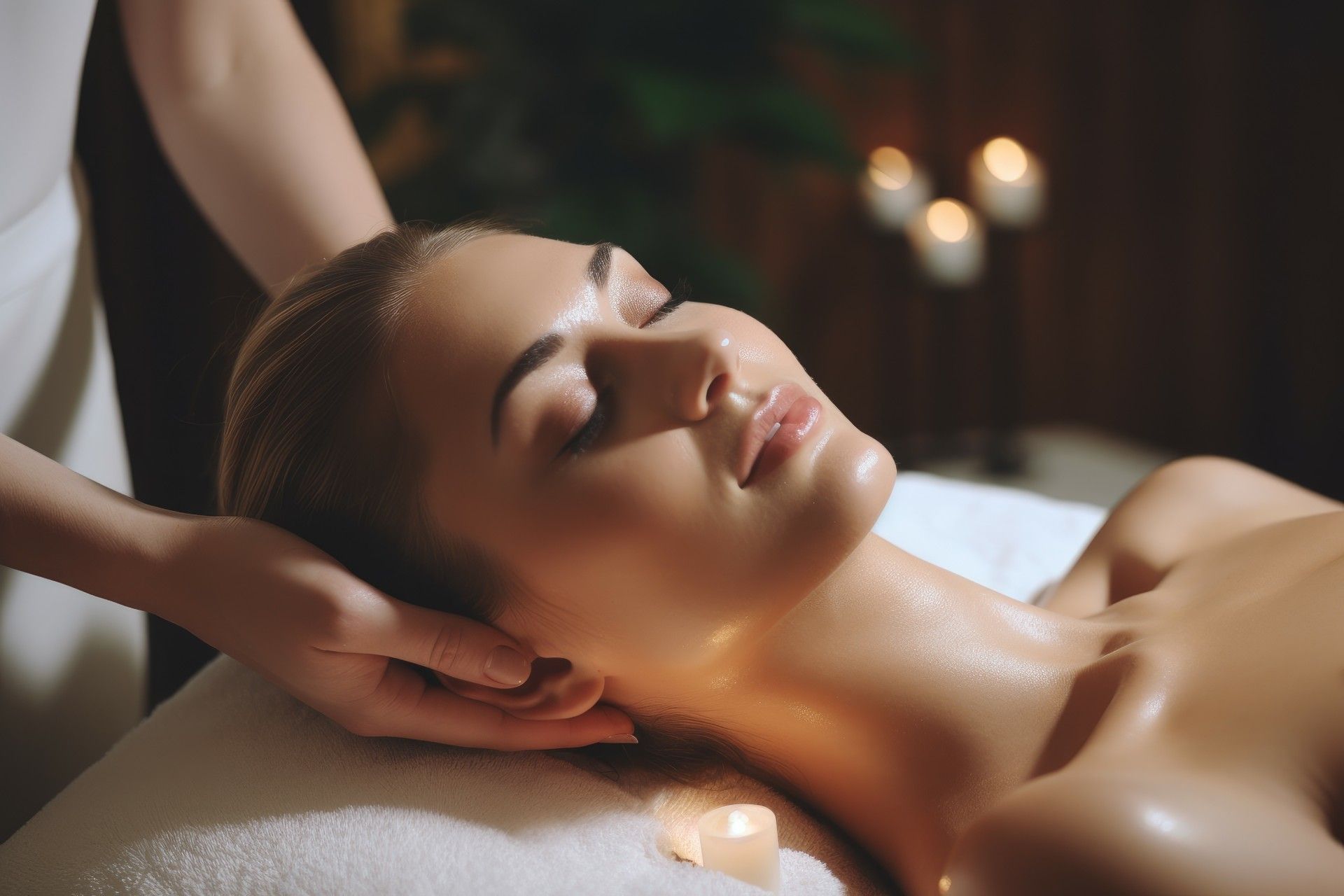 Massaggio sulle spalle