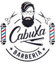 Un logotipo para una barbería llamada cabuxa