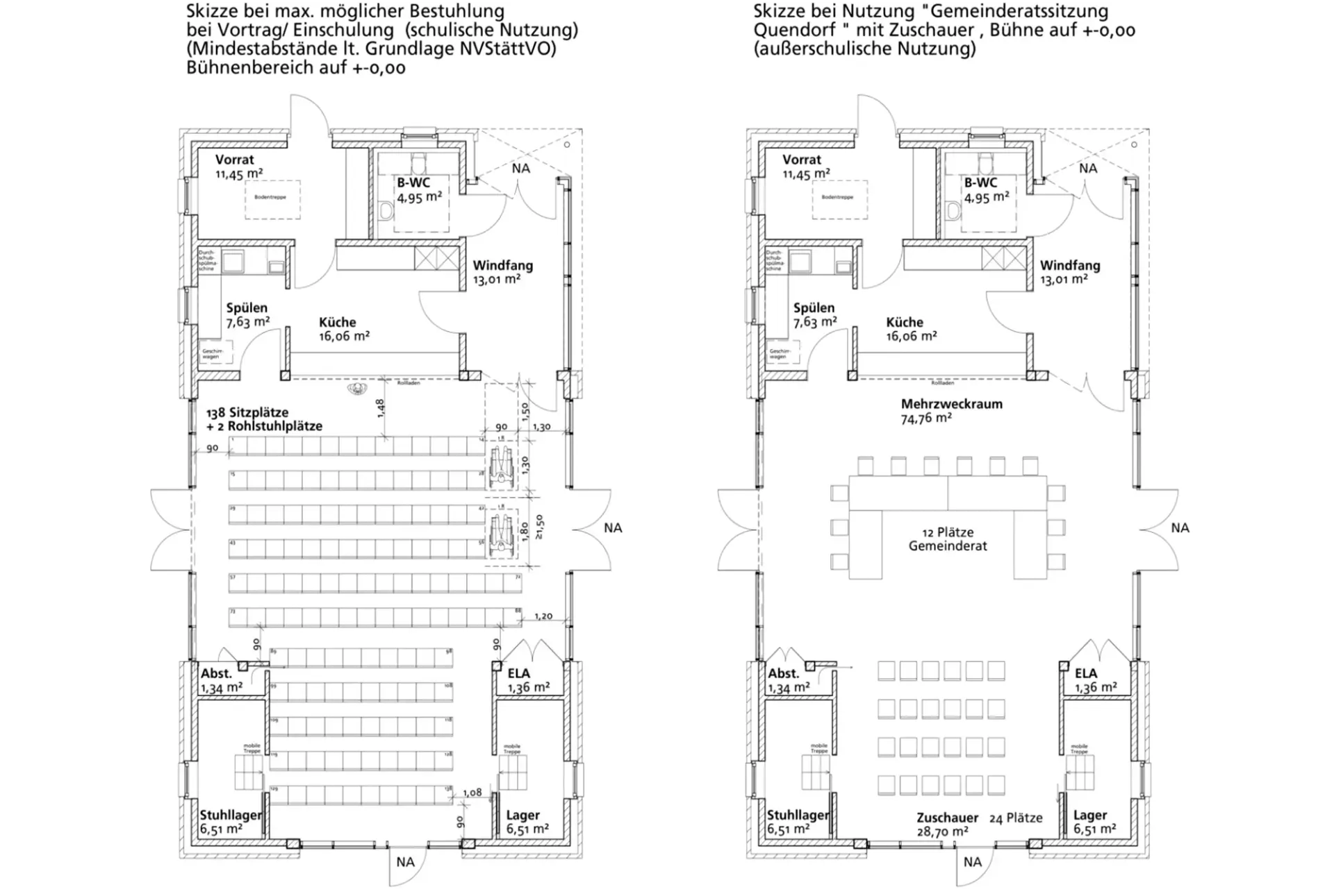 Ein schwarz-weißer Grundriss eines Gebäudes.
