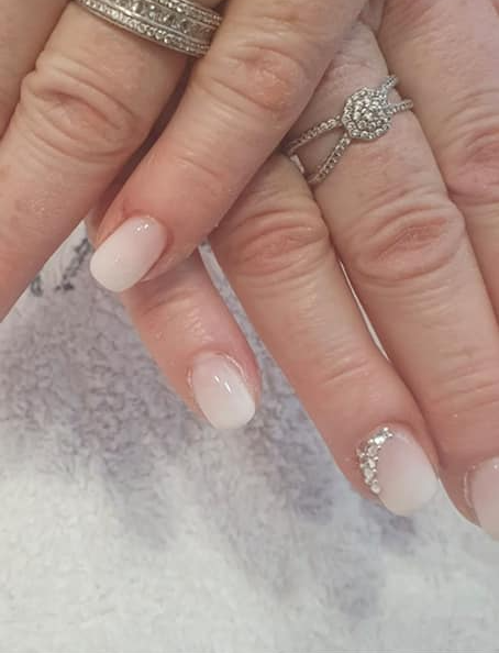 décoration ongle strass