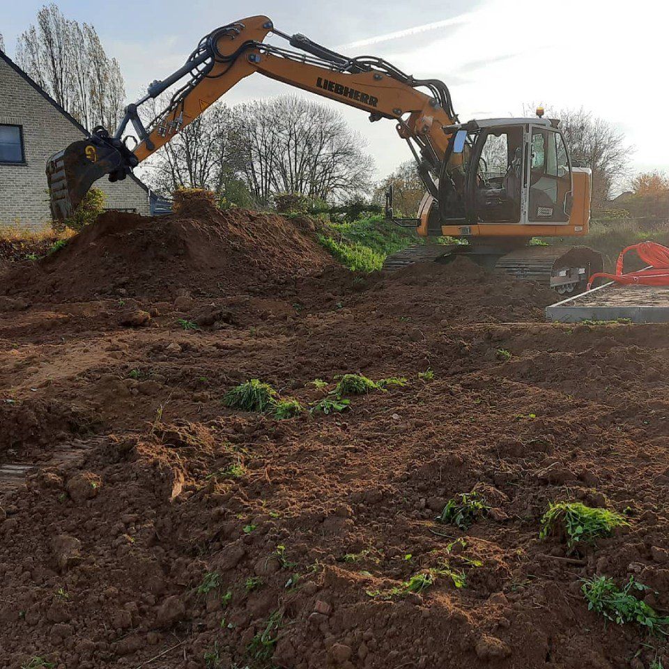 Terrein bouwklaar maken