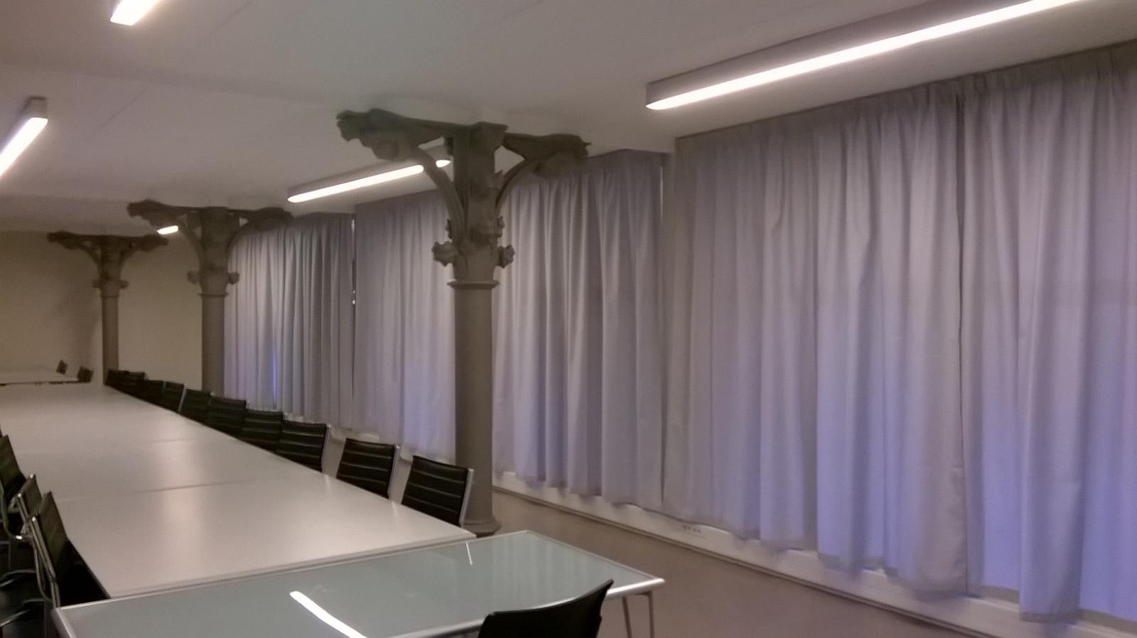 Installation de rideaux