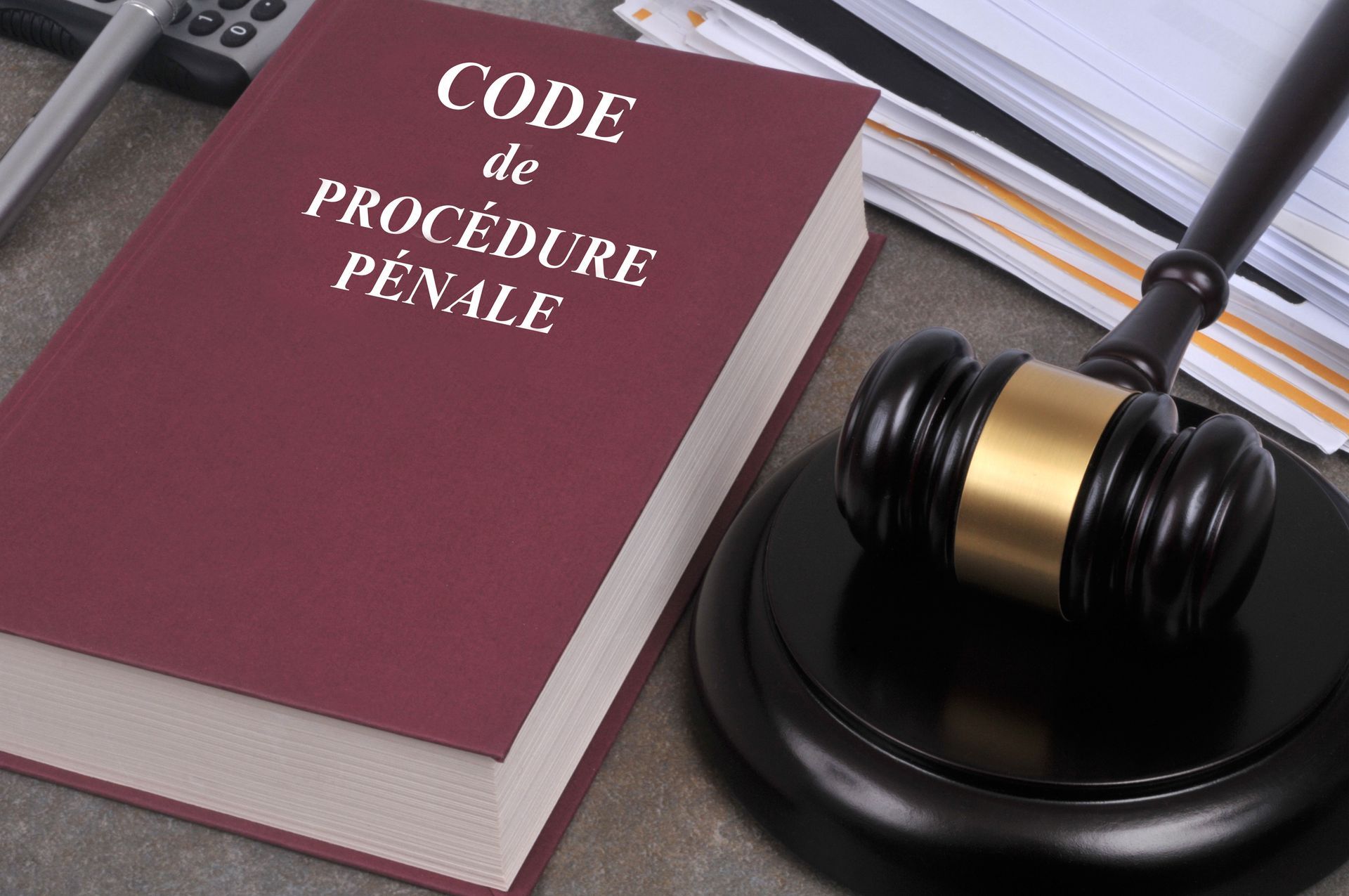 Photo du Code de procédure pénale
