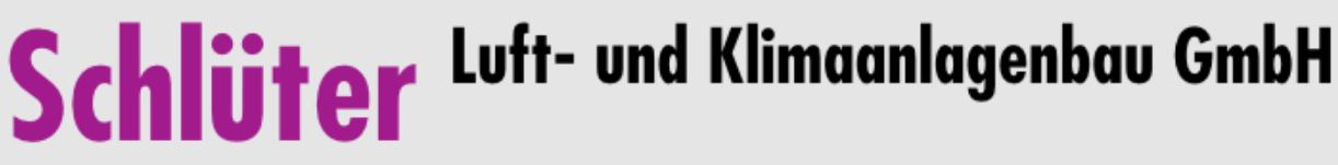 Schl&uuml;ter Luft und Klimaanlagenbau GmbH | Dorsten | Logo